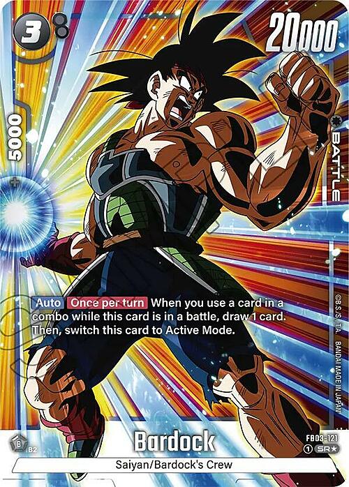 Bardock Card Front