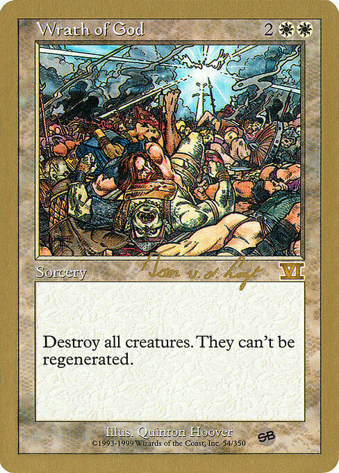 Wrath of God Card Front