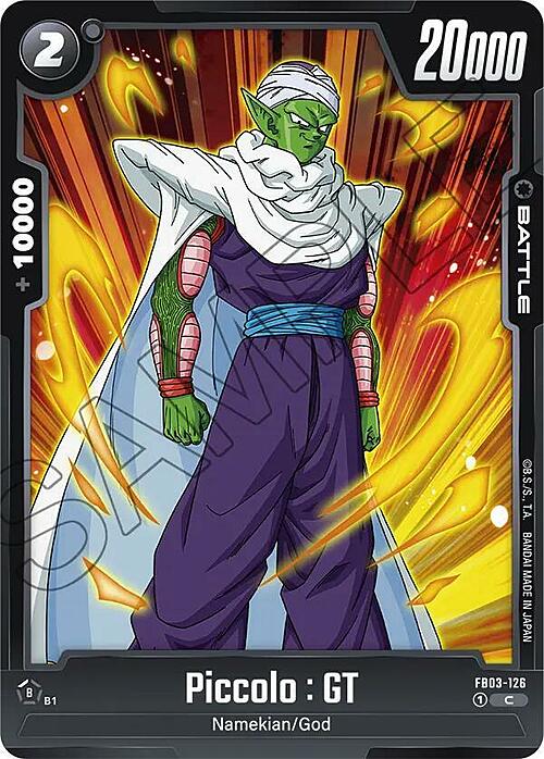 Piccolo : GT Card Front