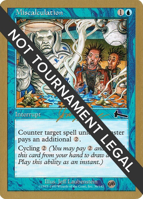 Miscalculation Card Front