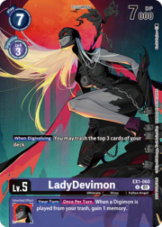 LadyDevimon · Digimon Illustration Competition Pack 2023 EX1-052