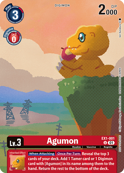 Agumon Card Front