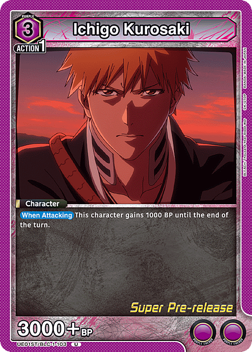 Ichigo Kurosaki Card Front