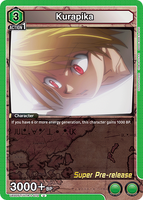 Kurapika Card Front