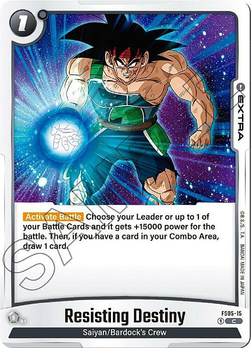 Resisting Destiny Card Front