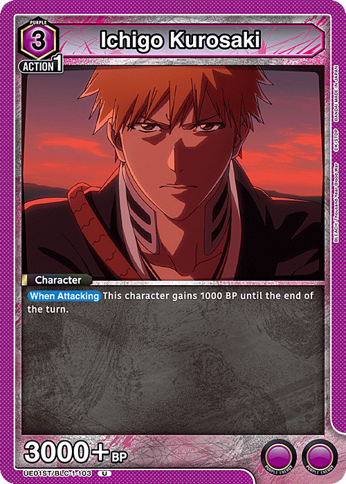 Ichigo Kurosaki Card Front