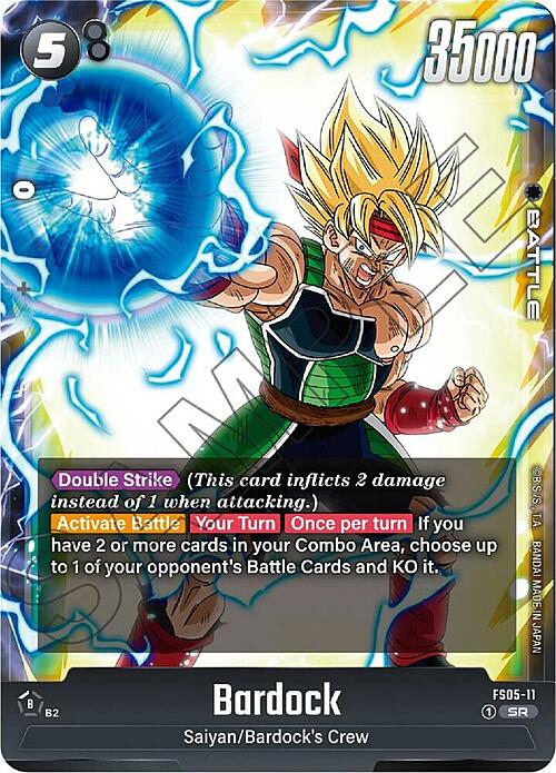 Bardock Card Front