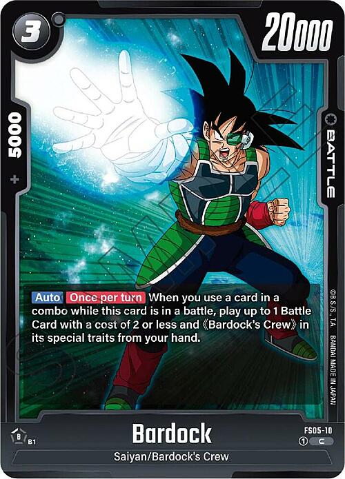 Bardock Card Front