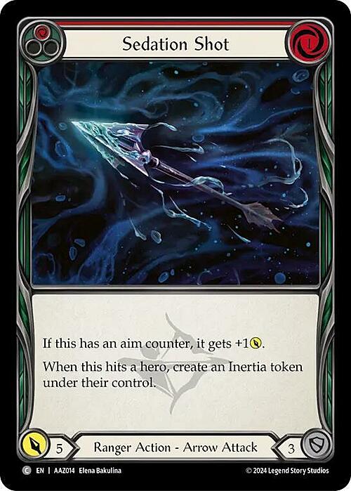 Sedation Shot - Red Card Front