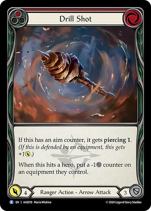 Drill Shot (Red) Frente