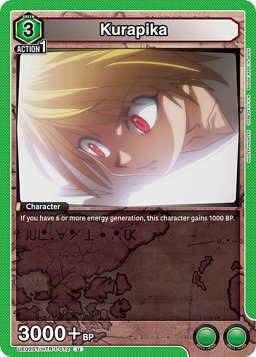 Kurapika Card Front