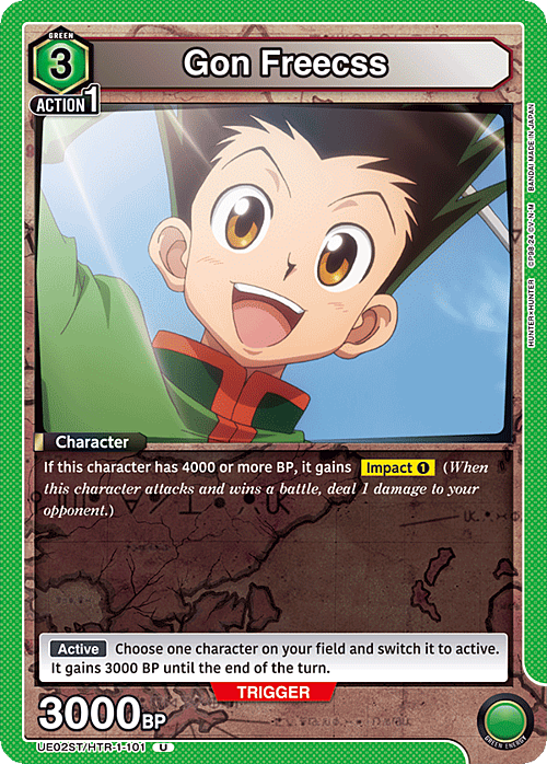 Gon Freecss Card Front