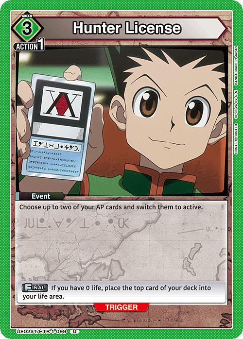 Hunter License Card Front