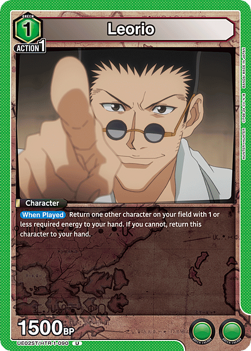 Leorio Card Front
