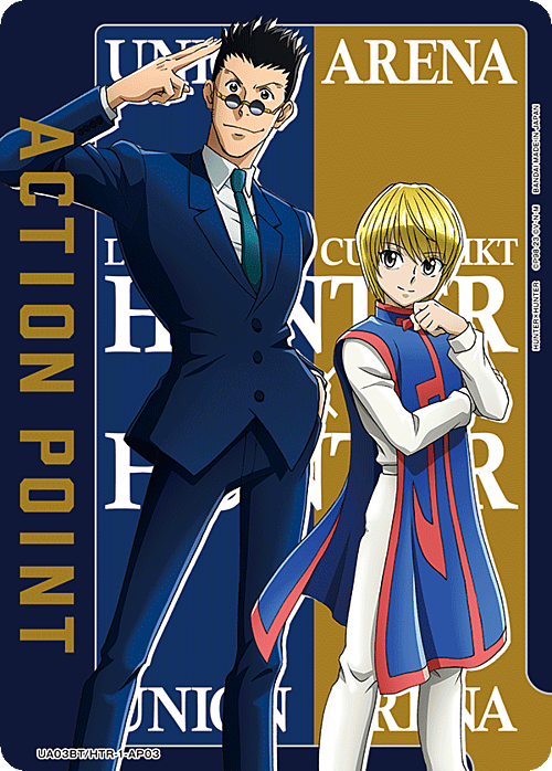 "Leorio & Kurapika" Action Point Card Front