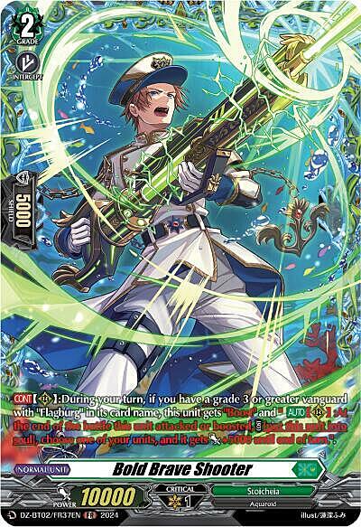 Bold Brave Shooter Card Front