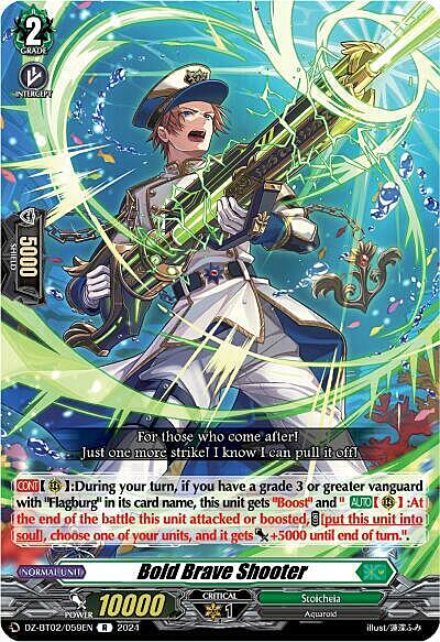Bold Brave Shooter Card Front