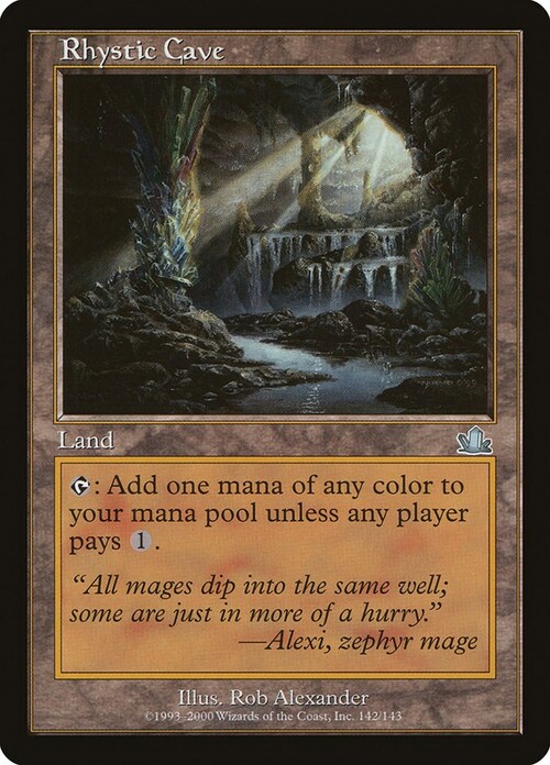 Rhystic Cave Card Front