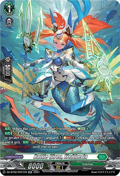 Battle Siren, Eleftheria Card Front
