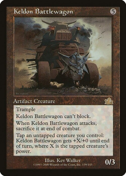 Keldon Battlewagon Card Front