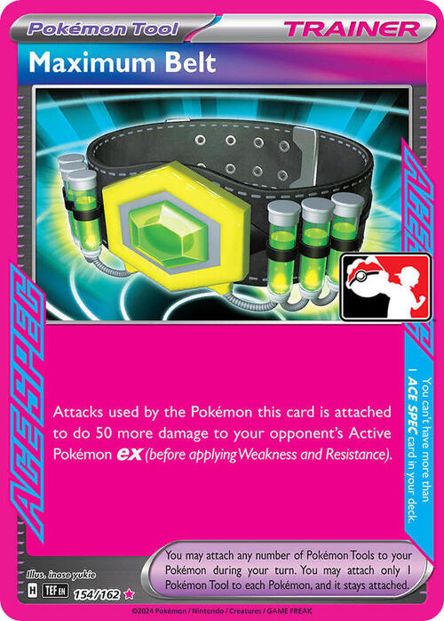 Maximum Belt Card Front
