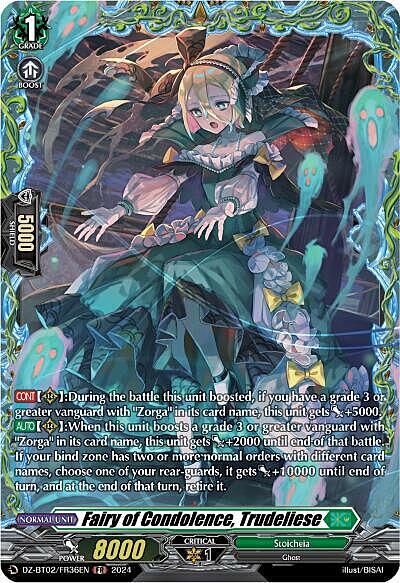 Fairy of Condolence, Trudeliese Card Front