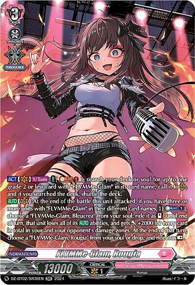 FLMMe-Glam, Rougia Card Front