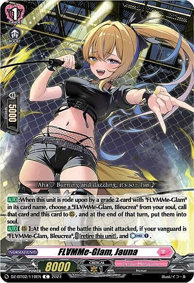 FLMMe-Glam, Jauna Card Front