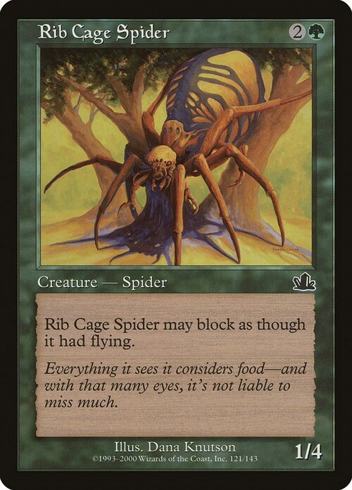 Rib Cage Spider Card Front