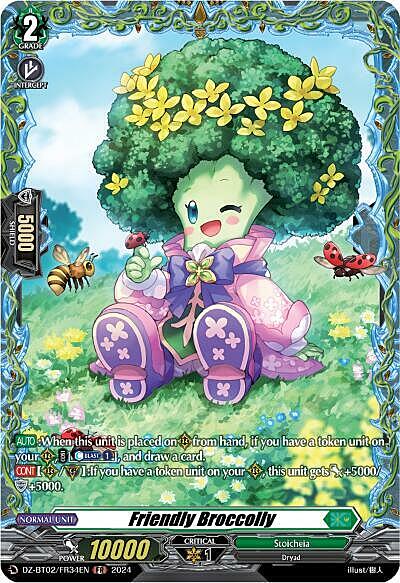 Friendly Broccolly Card Front