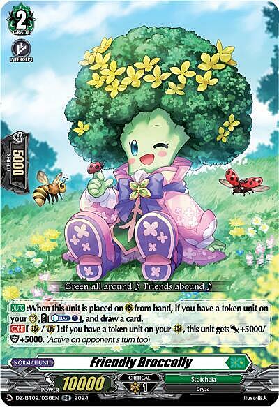 Friendly Broccolly Card Front