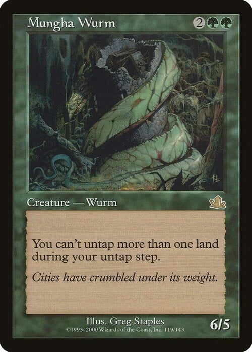 Mungha Wurm Card Front