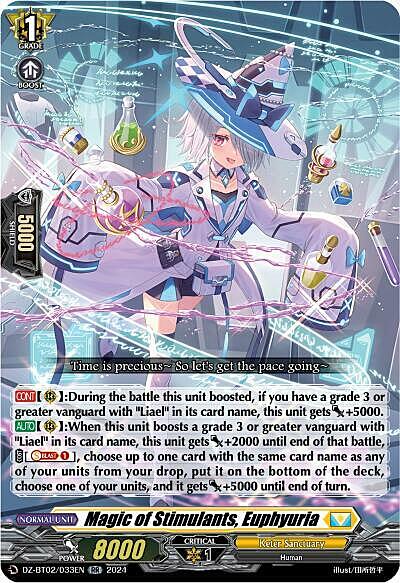 Magic of Stimulants, Euphyuria Card Front
