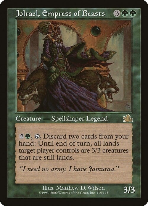 Jolrael, Empress of Beasts Card Front