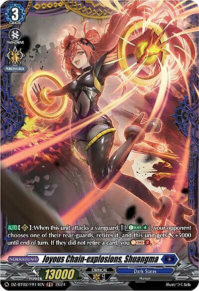 Joyous Chain-explosions, Shuangma Card Front