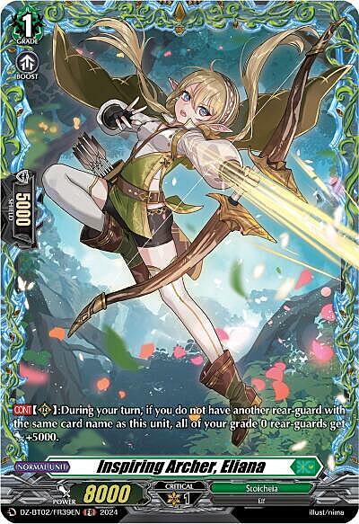 Inspiring Archer, Eliana Card Front