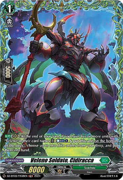 Veleno Soldato, Cidiracca Card Front