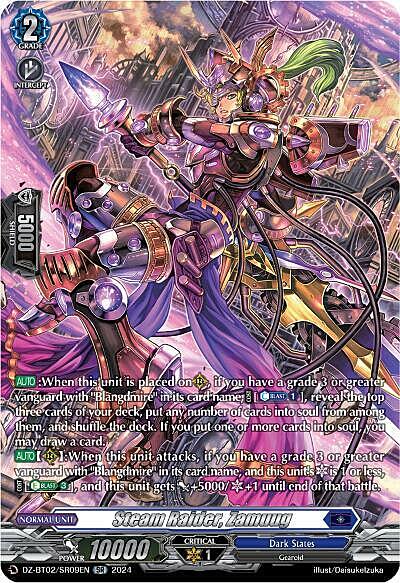 Steam Raider, Zamuug Card Front