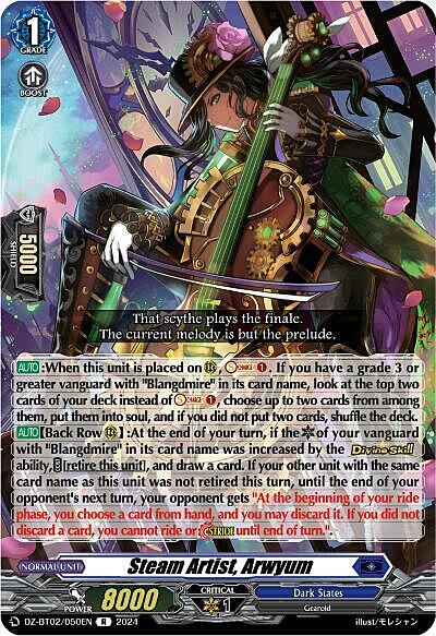 Steam Artist, Arwyum Card Front