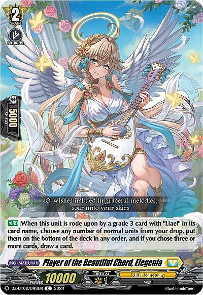 Player of the Beautiful Chord, Elegenia Card Front