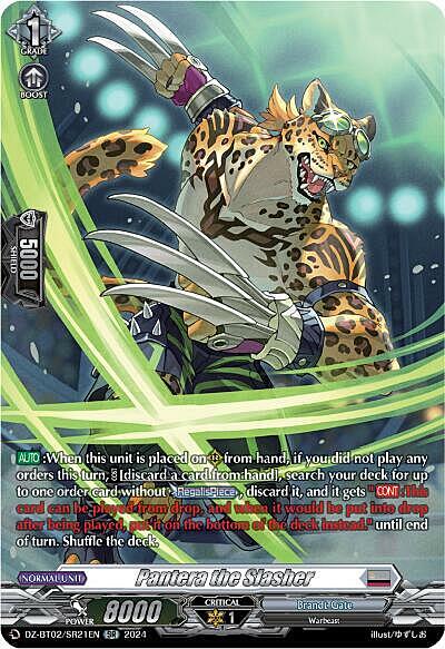 Pantera the Slasher Card Front
