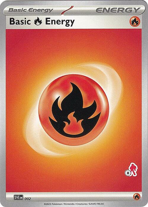 Basic Fire Energy Card Front