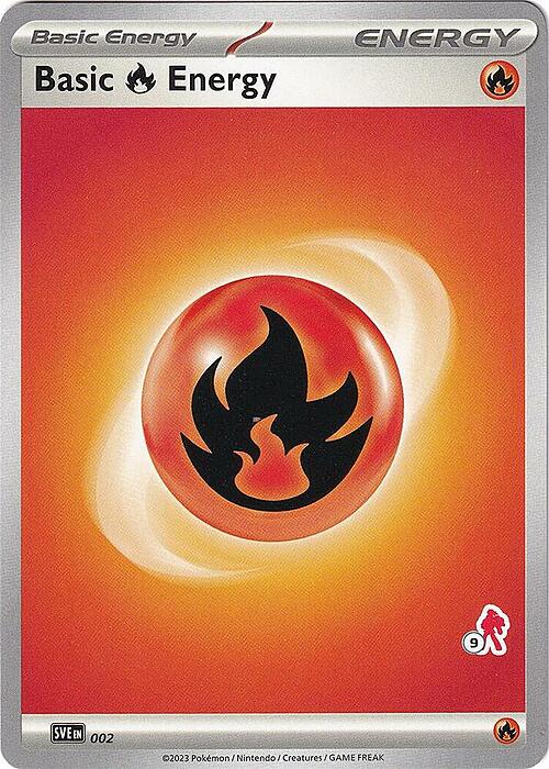 Basic Fire Energy Card Front