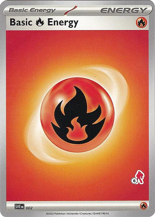 Basic Fire Energy Card Front