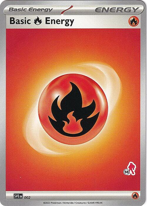 Basic Fire Energy Card Front