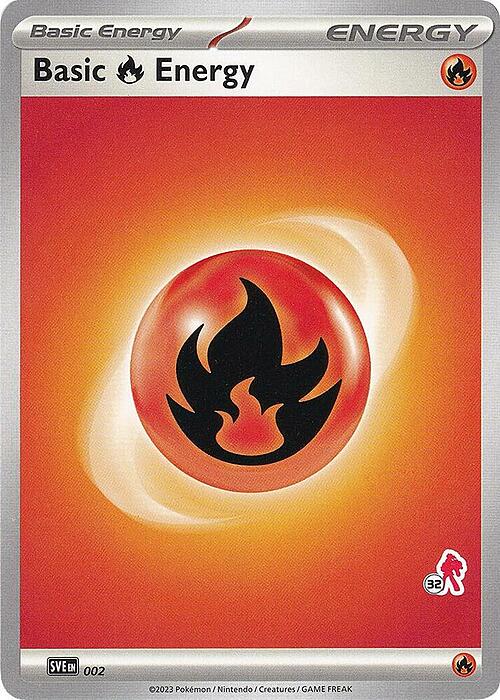 Basic Fire Energy Card Front