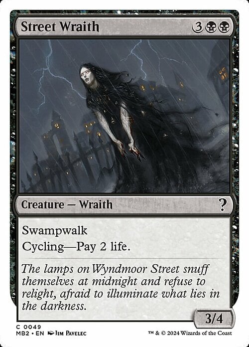 Street Wraith Card Front
