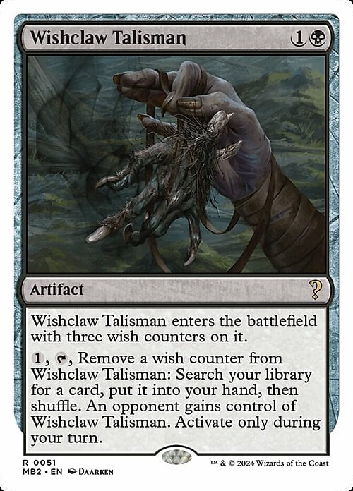 Wishclaw Talisman Card Front