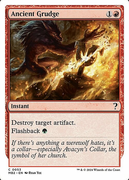 Ancient Grudge Card Front