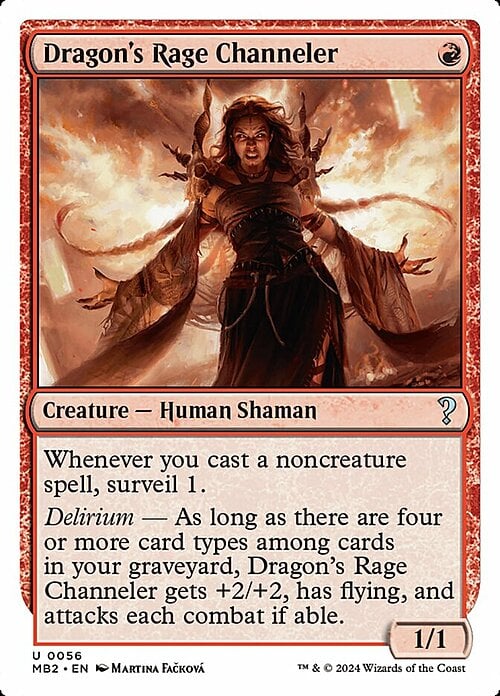 Dragon's Rage Channeler Card Front